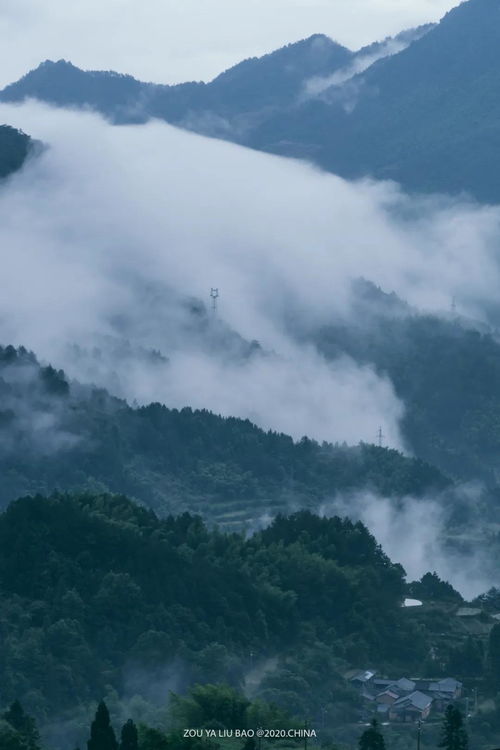 迷人的山水景观