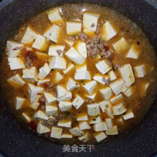 麻婆豆腐的制作过程和方法